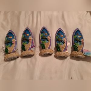 Hawaiian Surfboard Statue - NEW w/ Tags